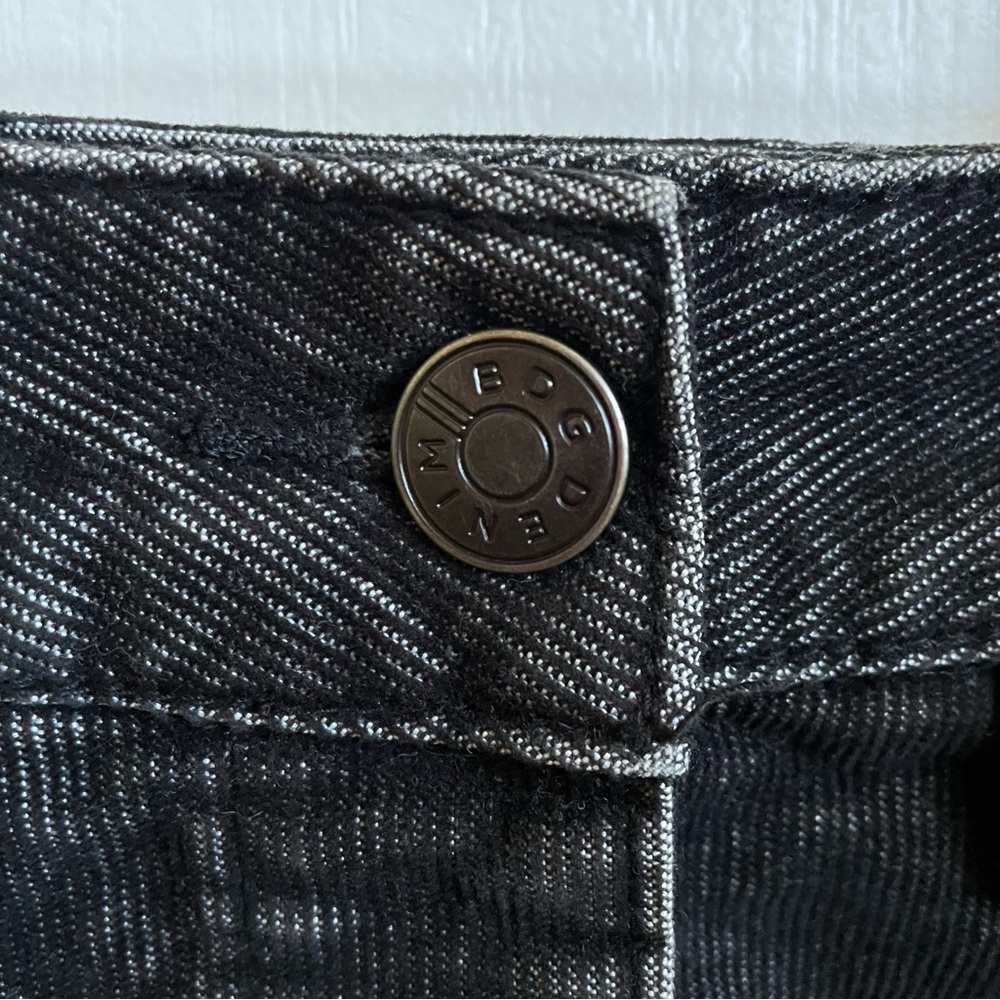BDG Urban Outfitters Women’s Black Selma Corduroy Button Front Skirt - Picture 4 of 8